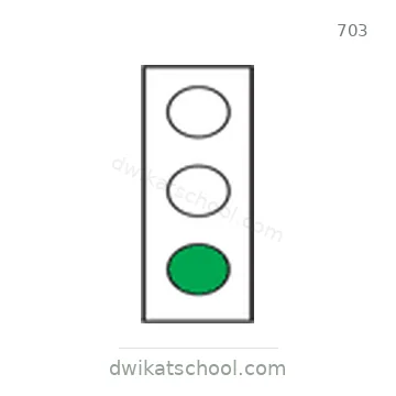 شاخصة المرور رقم 703