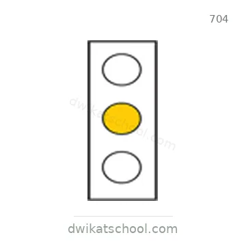 شاخصة المرور رقم 704
