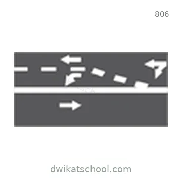 شاخصة المرور رقم 806